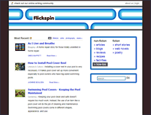 Tablet Screenshot of how-tos.flickspin.com