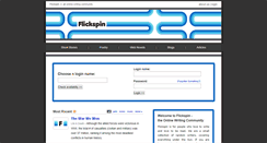 Desktop Screenshot of flickspin.com